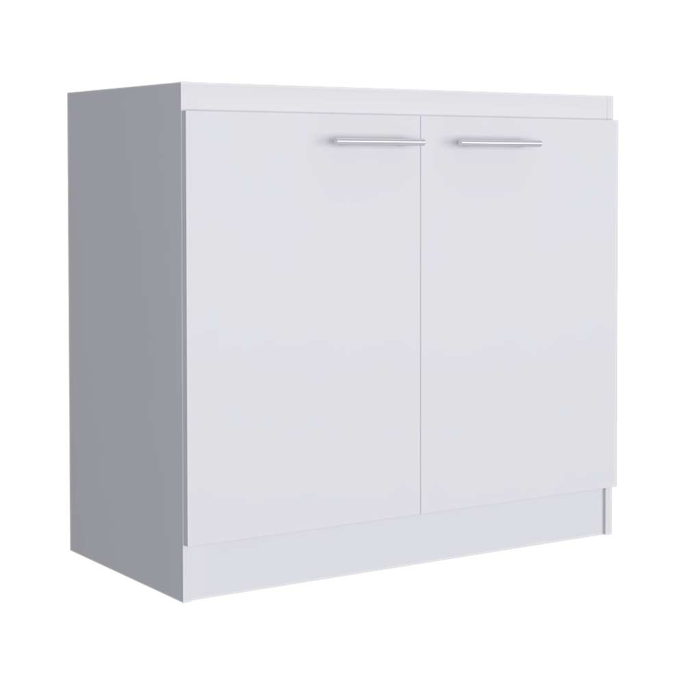 Mueble Manchester Blanco 97 cm con Dos Puertas - Gabinetes | Bylmo