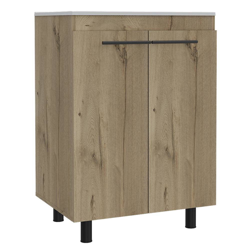 Mueble para Lavamanos Khari Duna 60.5x86.8cm Individual con Lavamanos con Dos Puertas - Gabinetes | Bylmo