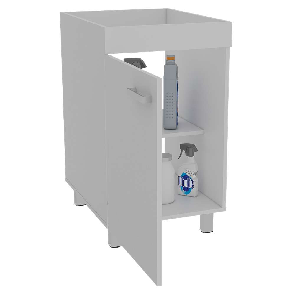 Mueble Valento Blanco 44 cm con Una Puerta - Gabinetes | Bylmo