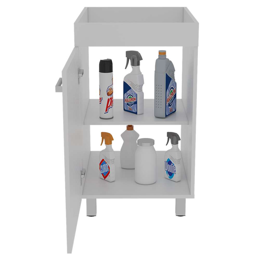 Mueble Valento Blanco 44 cm con Una Puerta - Gabinetes | Bylmo