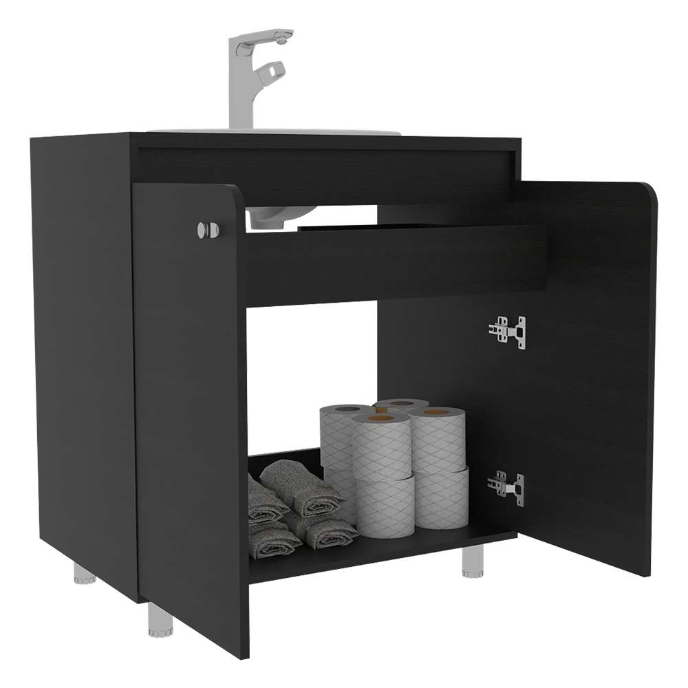 Mueble Rivere Wengue 80 cm con Dos Puertas - Gabinetes | Bylmo