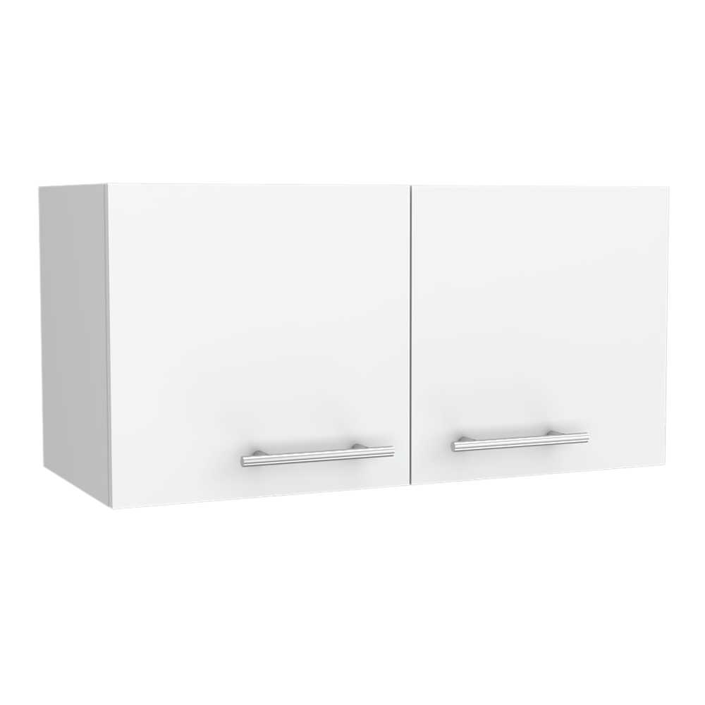 Mueble Superior de Cocina Blanco 76x37cm sin Entrepaños y con Dos Puertas - Cocinas | Bylmo