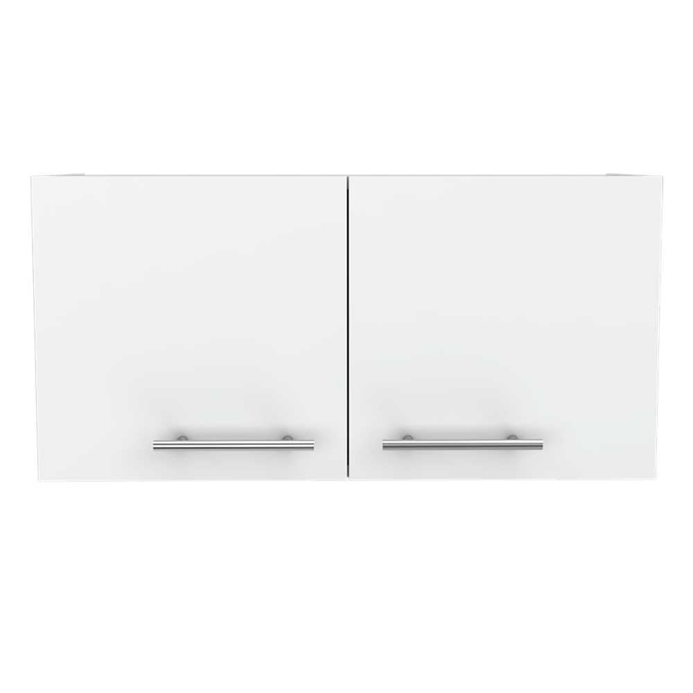 Mueble Superior de Cocina Blanco 76x37cm sin Entrepaños y con Dos Puertas - Cocinas | Bylmo