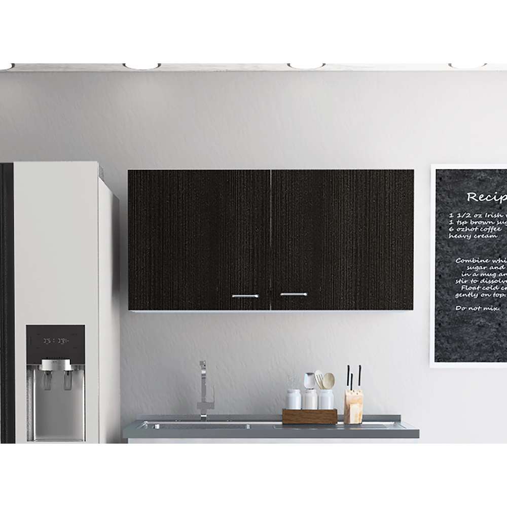 Mueble Superior de Cocina Napoles Blanco 100x49cm sin Entrepaños y con Dos Puertas - Cocinas | Bylmo