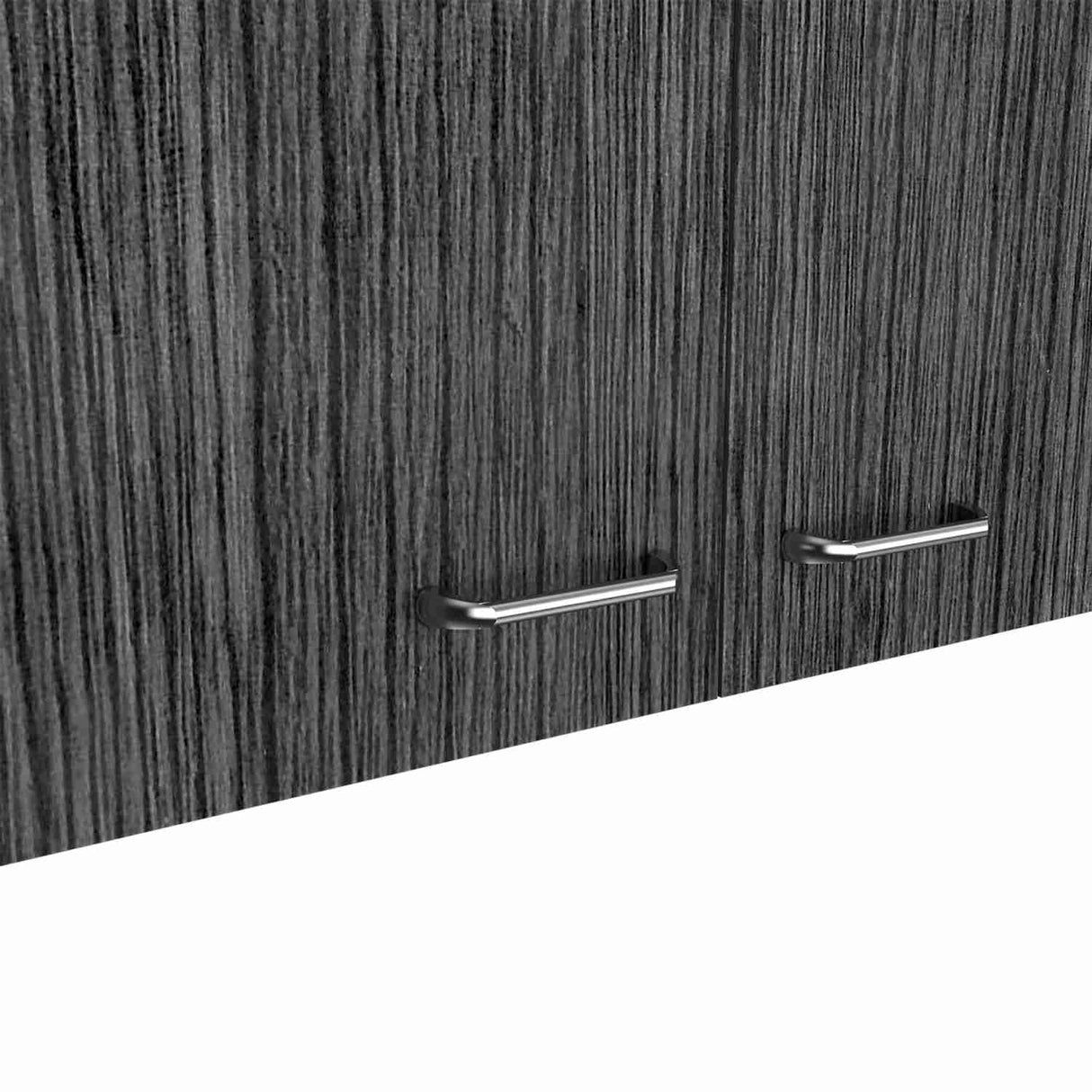 Mueble Superior de Cocina Napoles Roble gris y Blanco 100x49cm sin Entrepaños y con Dos Puertas - Muebles Superiores | Bylmo