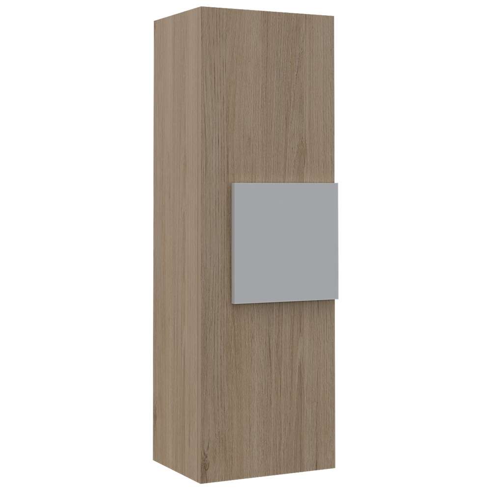 Gabinete de Baño Vanguard Rovere y Blanco 32x97.5cm Rectangular con Dos Entrepaños - Gabinetes | Bylmo