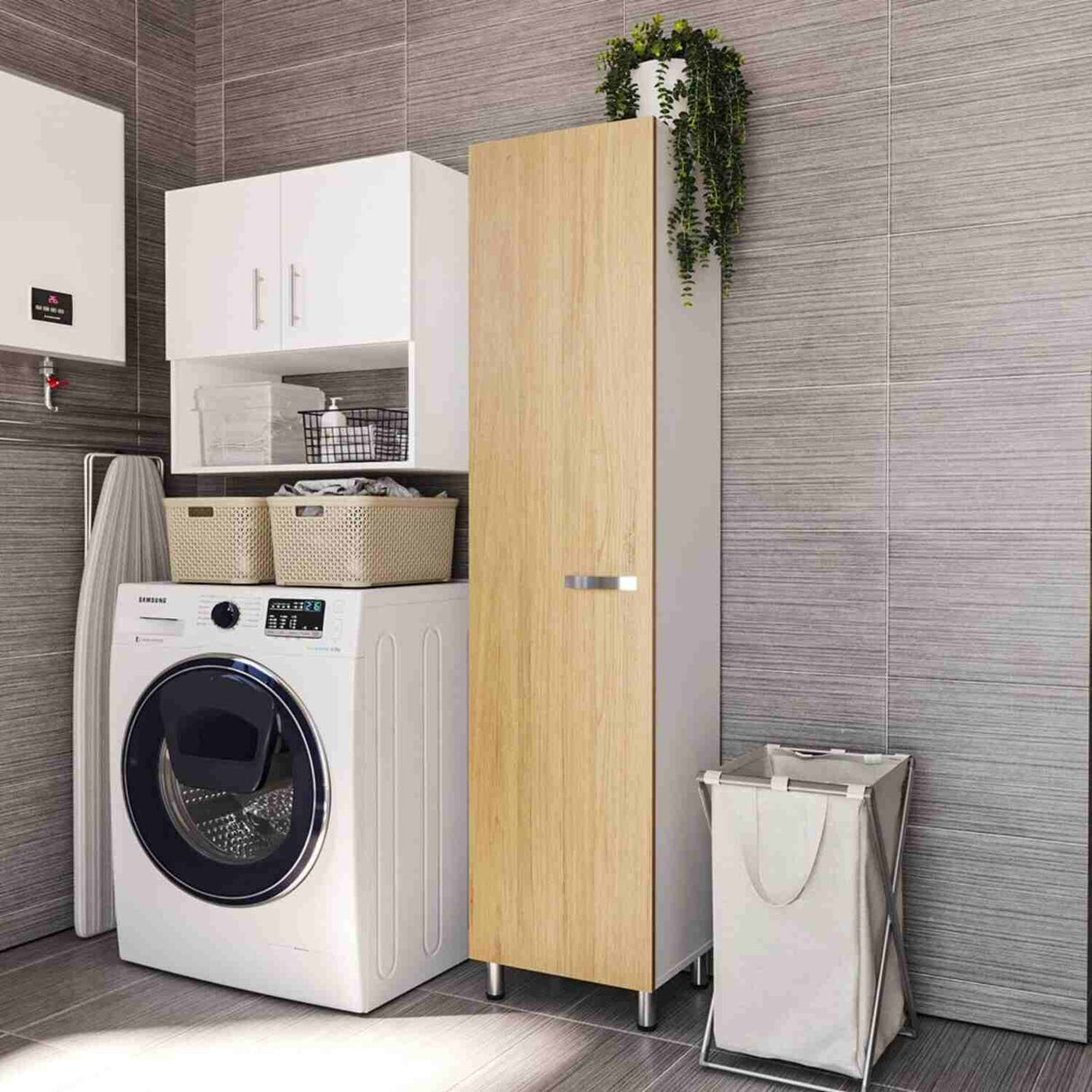 Mueble de Aseo Clint Rovere 42x180cm con Dos Puertas - Muebles de Aseo y Ropas | Bylmo