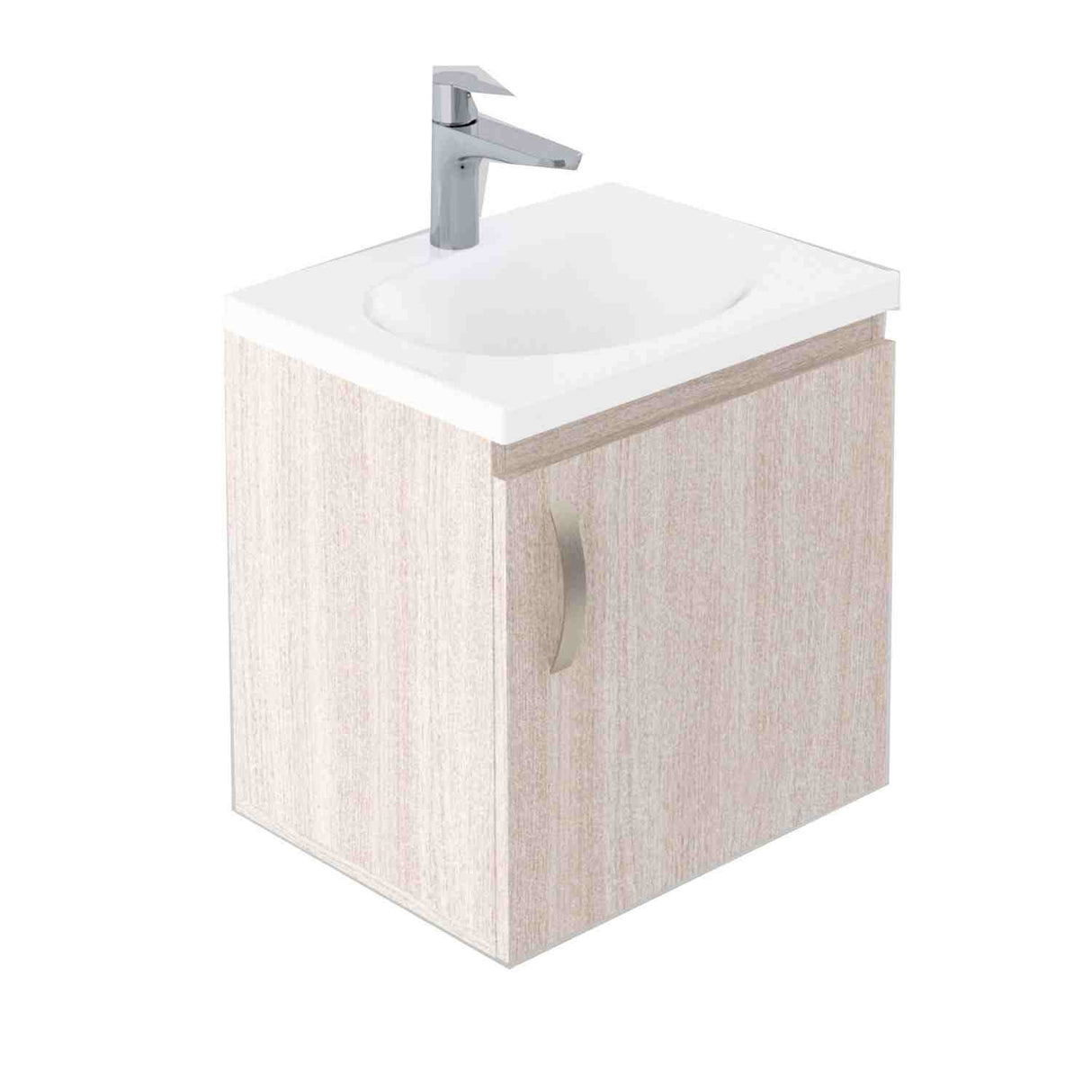 Mueble para Baño Eco Soder y Mali 48 cm Flotante con Lavamanos - Muebles para Baño | Bylmo