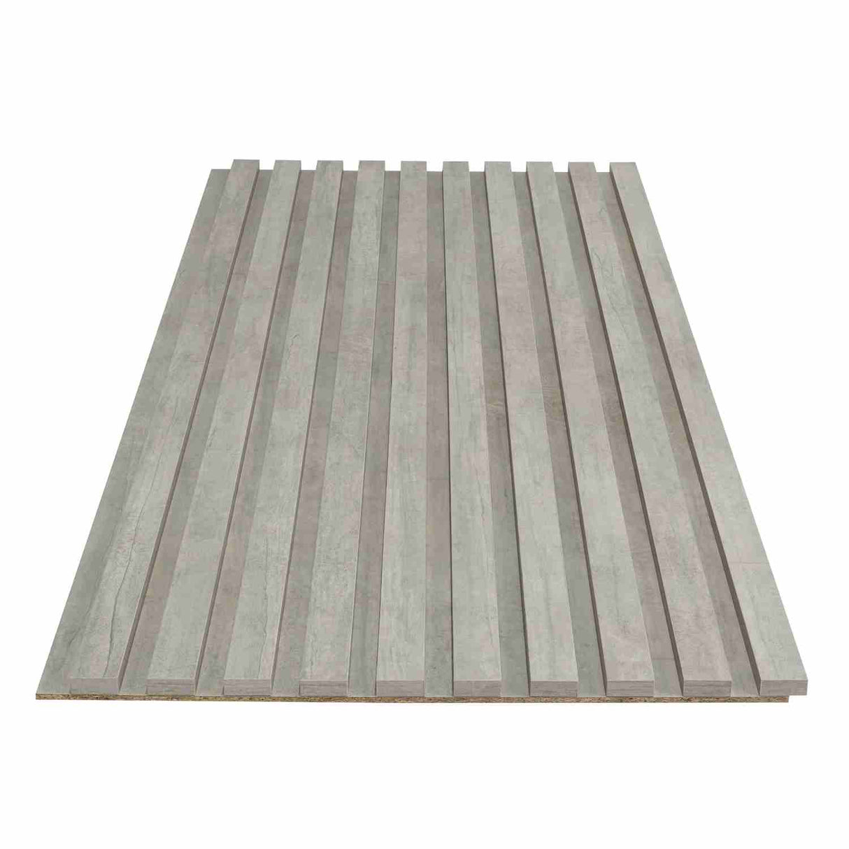 Set x 2 Paneles Ranurados 3D PanelArt Cemento - Paneles de Pared | Bylmo