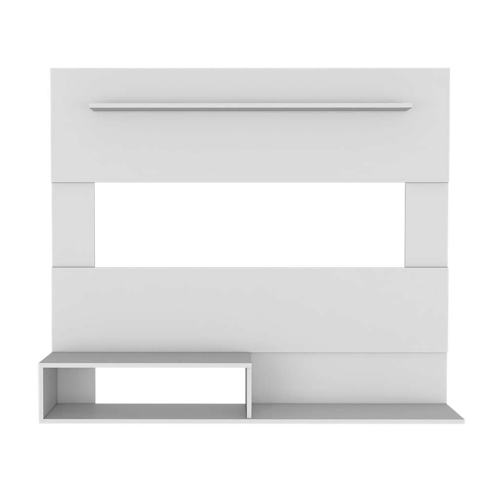 Panel Beijint Blanco Nevado 140x120cm Para TV Hasta 55 Pulgadas sin Cajones - Muebles para TV | Bylmo