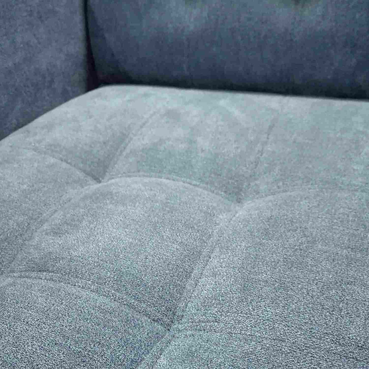 Poltrona Azalea Azul 80 cm de Tela sin Cojines Decorativos - Sofas y Poltronas | Bylmo
