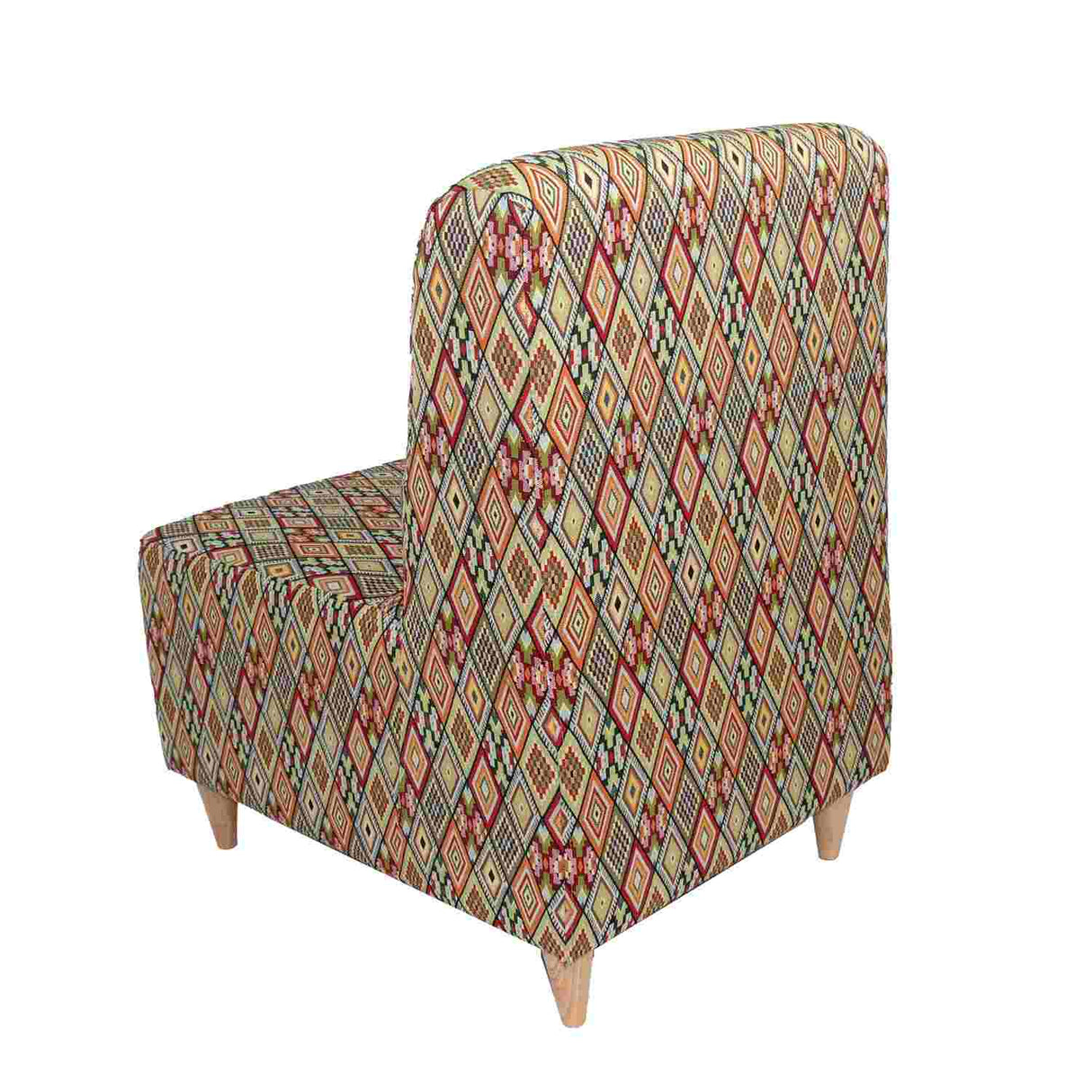 Poltrona Kitty Artemiza Multicolor Rojo 50 cm con Patas de Madera - Sofas y Poltronas | Bylmo