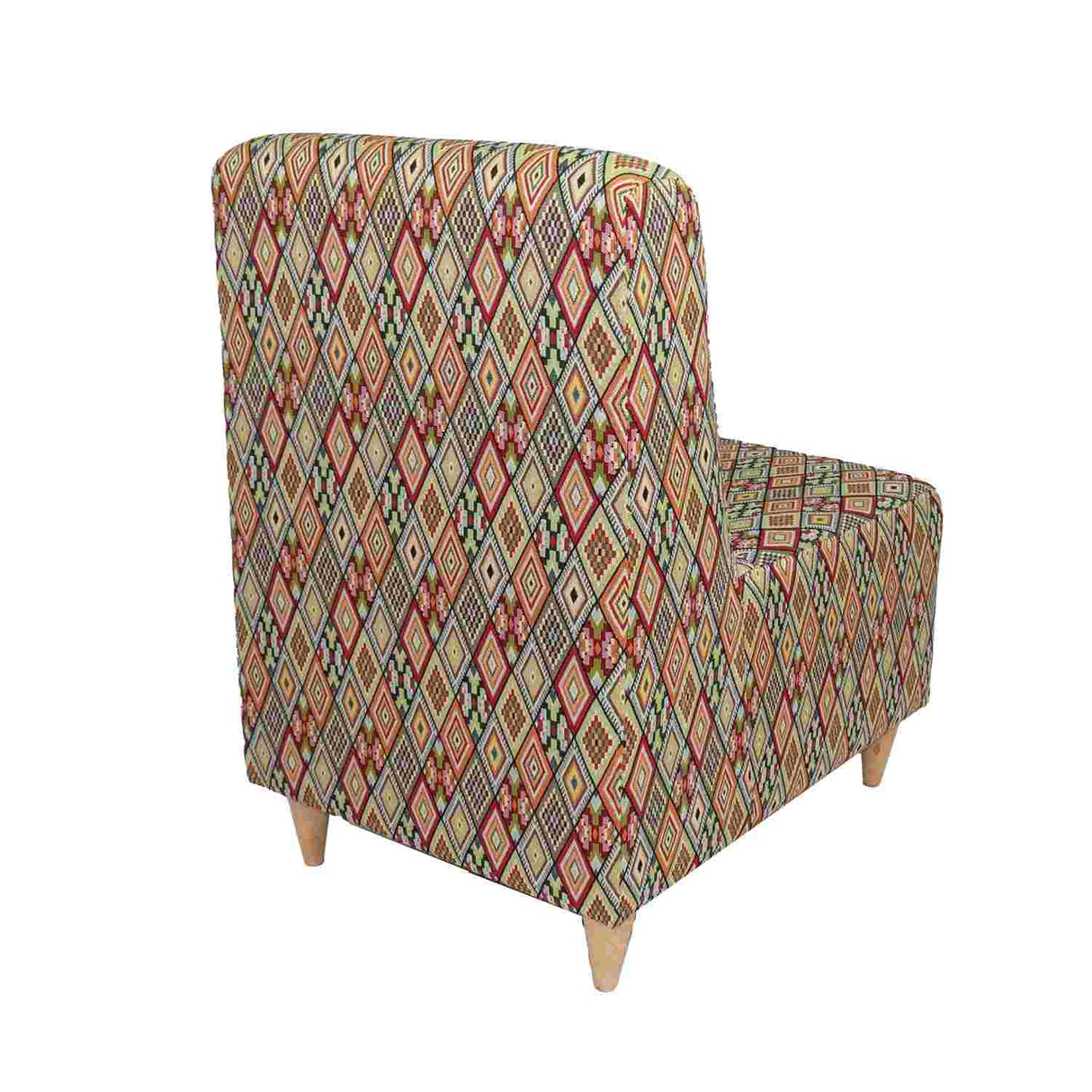 Poltrona Kitty Artemiza Multicolor Rojo 50 cm con Patas de Madera - Sofas y Poltronas | Bylmo