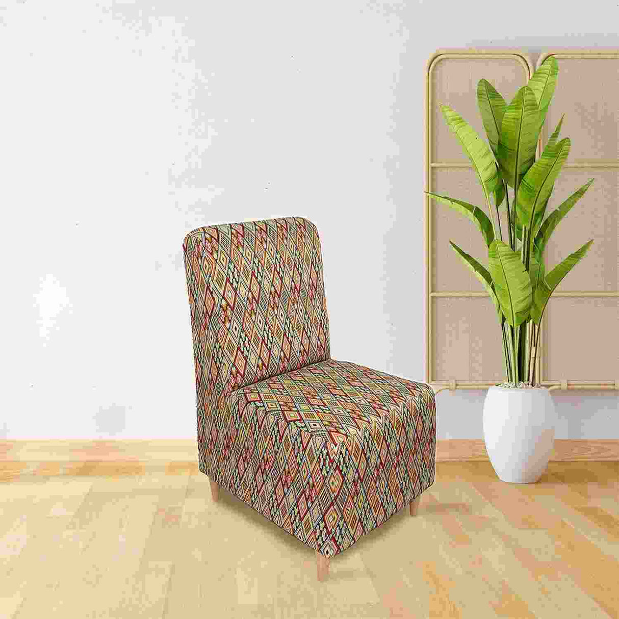 Poltrona Kitty Artemiza Multicolor Rojo 50 cm con Patas de Madera - Sofas y Poltronas | Bylmo