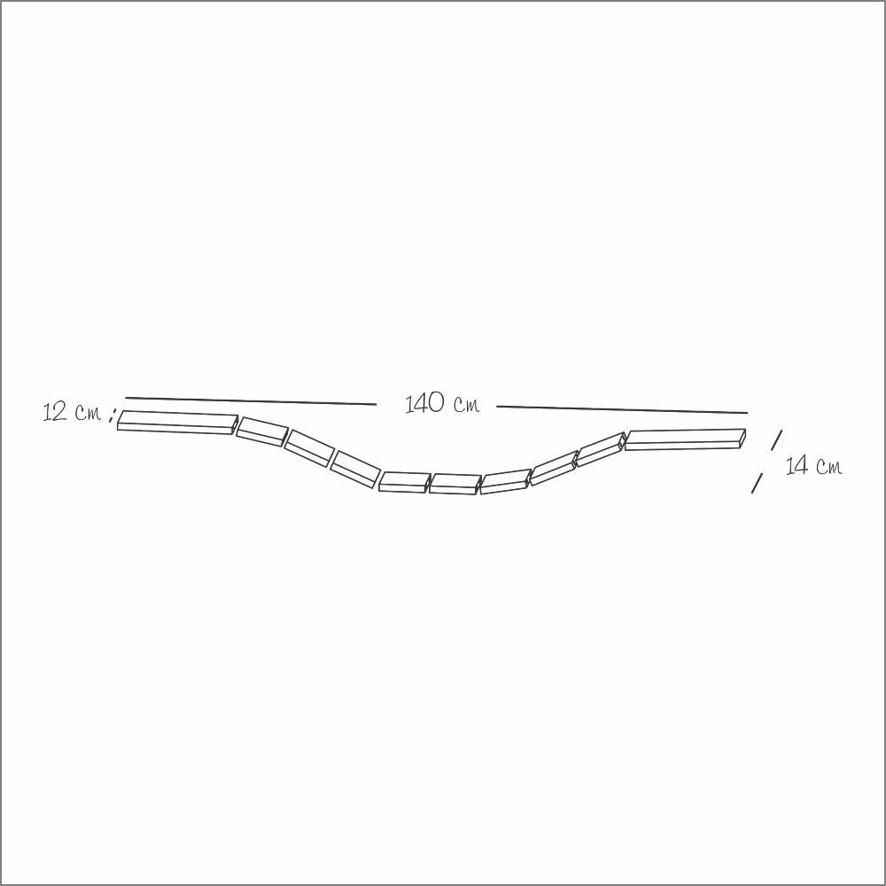 Repisa con Puente Bolt Pino 80 cm Para Gatos - Repisas y Percheros | Bylmo