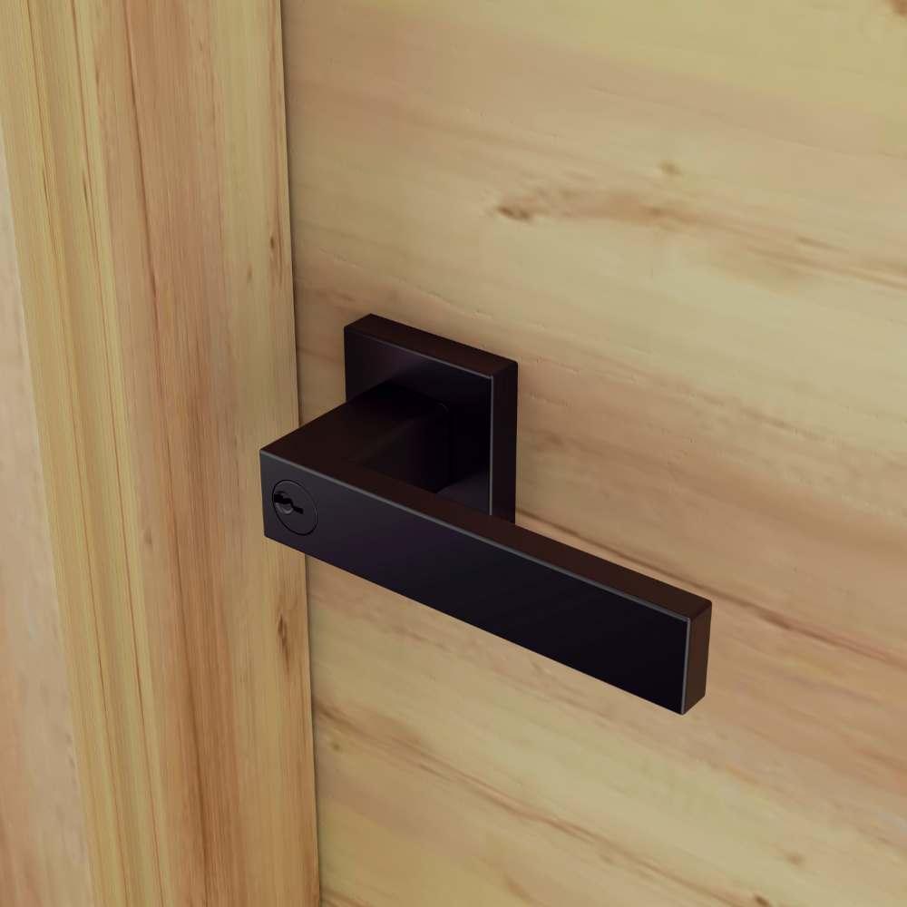 Kit Puerta con Marco Prakti Duna 70x235cm con Acabado Melaminado para Interiores con Cenefa y de Apertura Derecha - Puertas | Bylmo