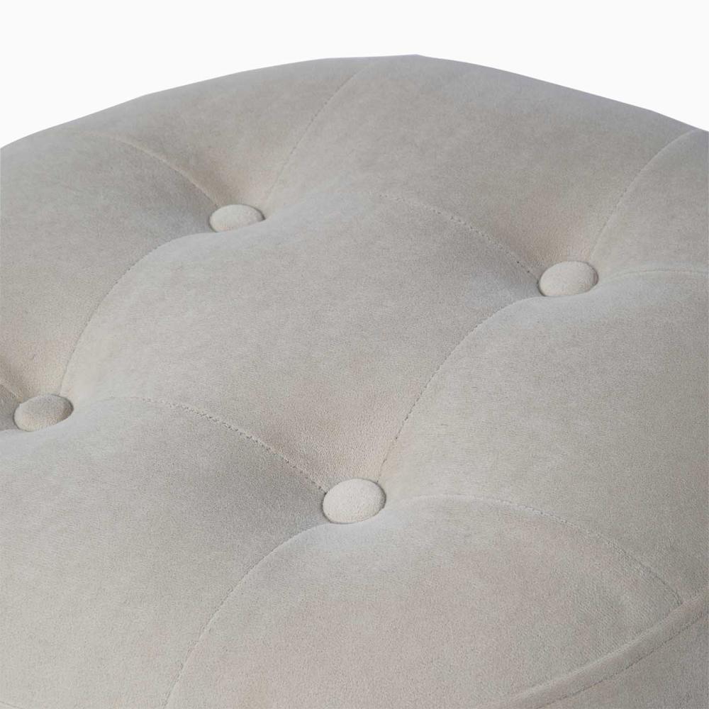 Puff Valentina Beige 40 cm - Sillas | Bylmo