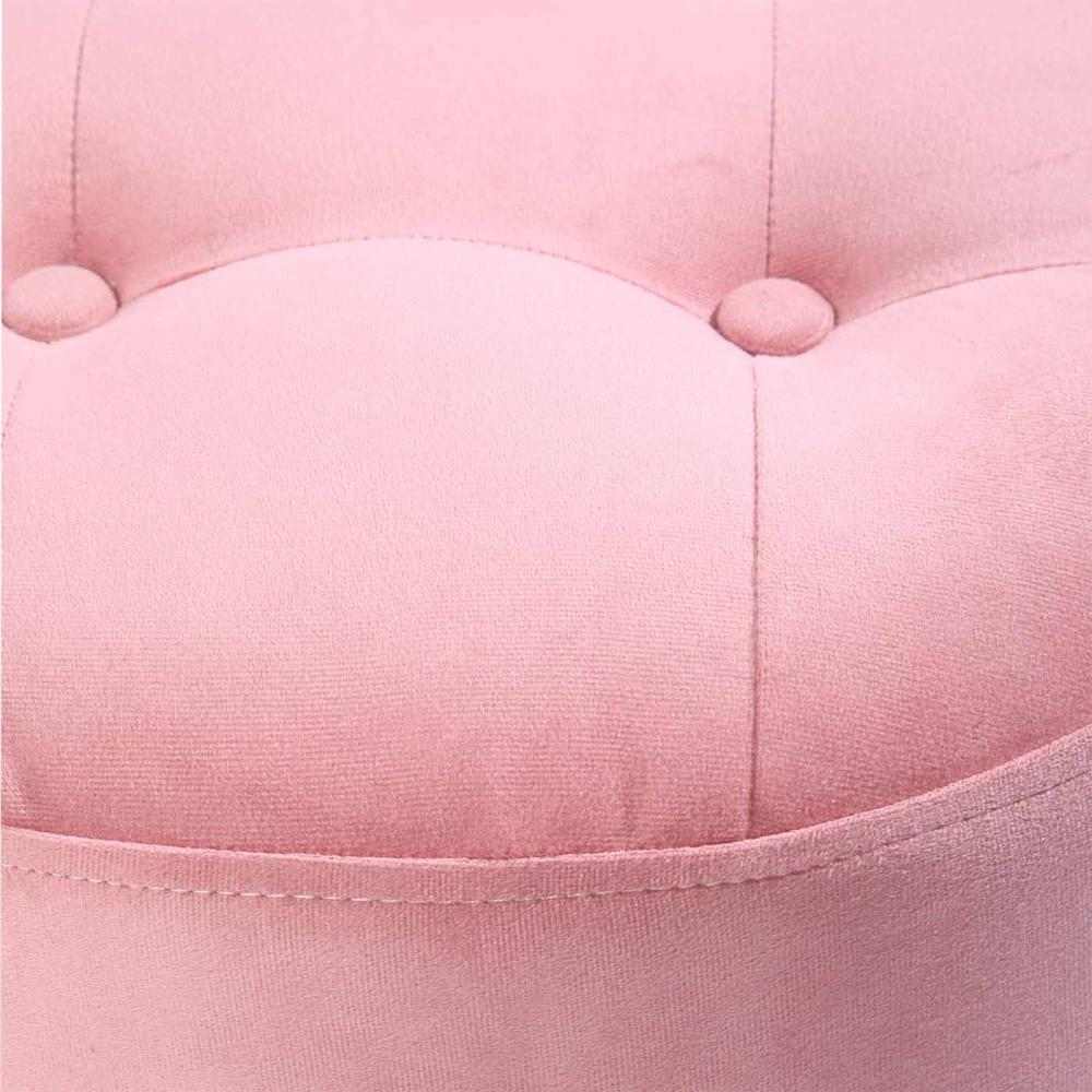 Puff Valentina Rosado 40 cm - Sillas | Bylmo