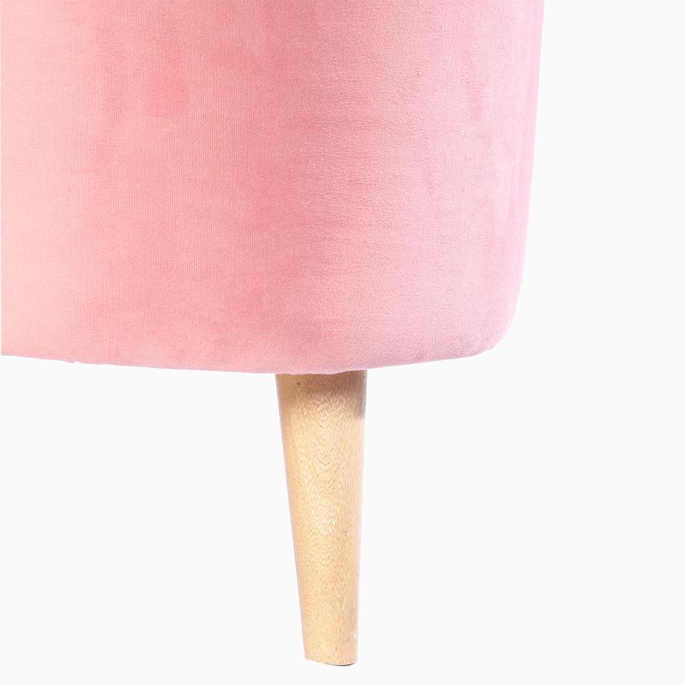 Puff Valentina Rosado 40 cm - Sillas | Bylmo
