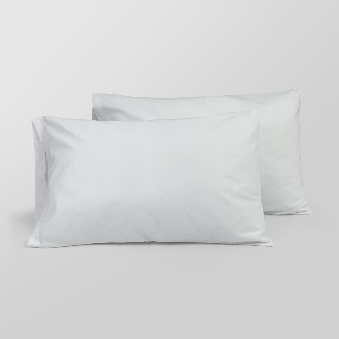 Set X 2 Fundas de Almohada Microfibra 70 cm Blanco - Ropa de Cama | Bylmo