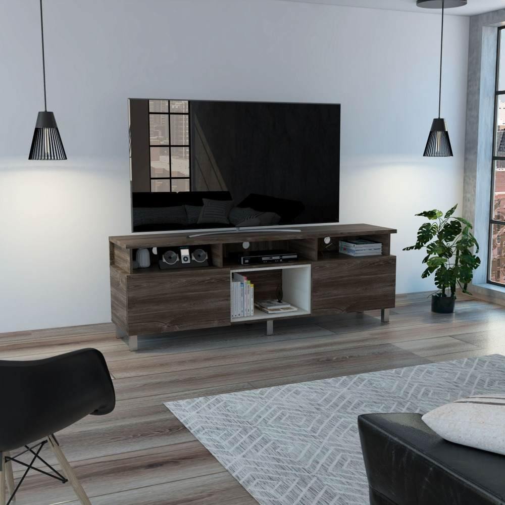 Rack Azor Siena 180 cm con Dos Cajones - Muebles para TV | Bylmo