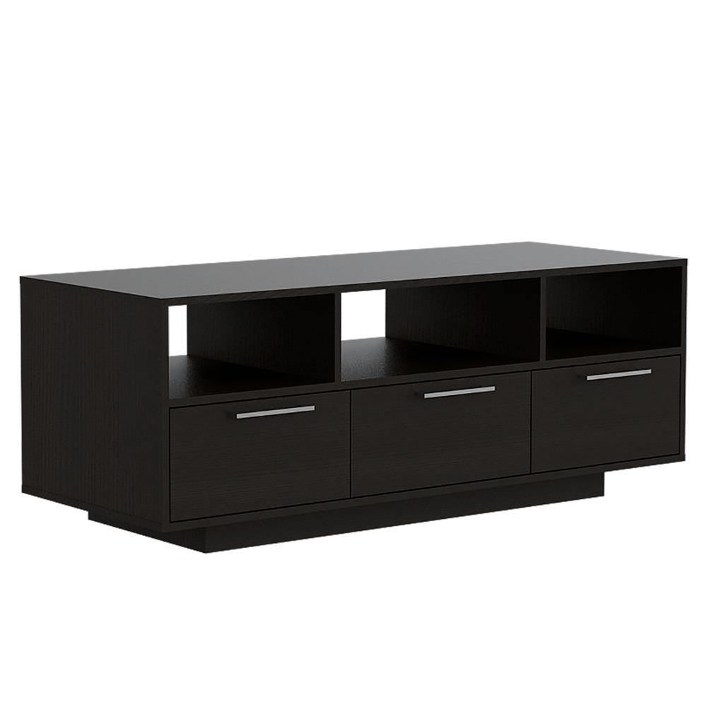 Rack Wema Wengue 130 cm con Dos Puertas y Un Cajón - Muebles para TV | Bylmo