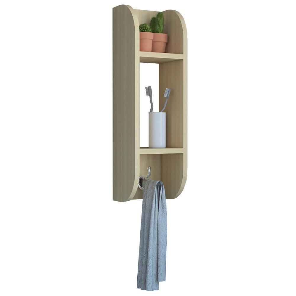 Repisa Organizadora Roble 18 cm Rectangular - Repisas y Percheros | Bylmo