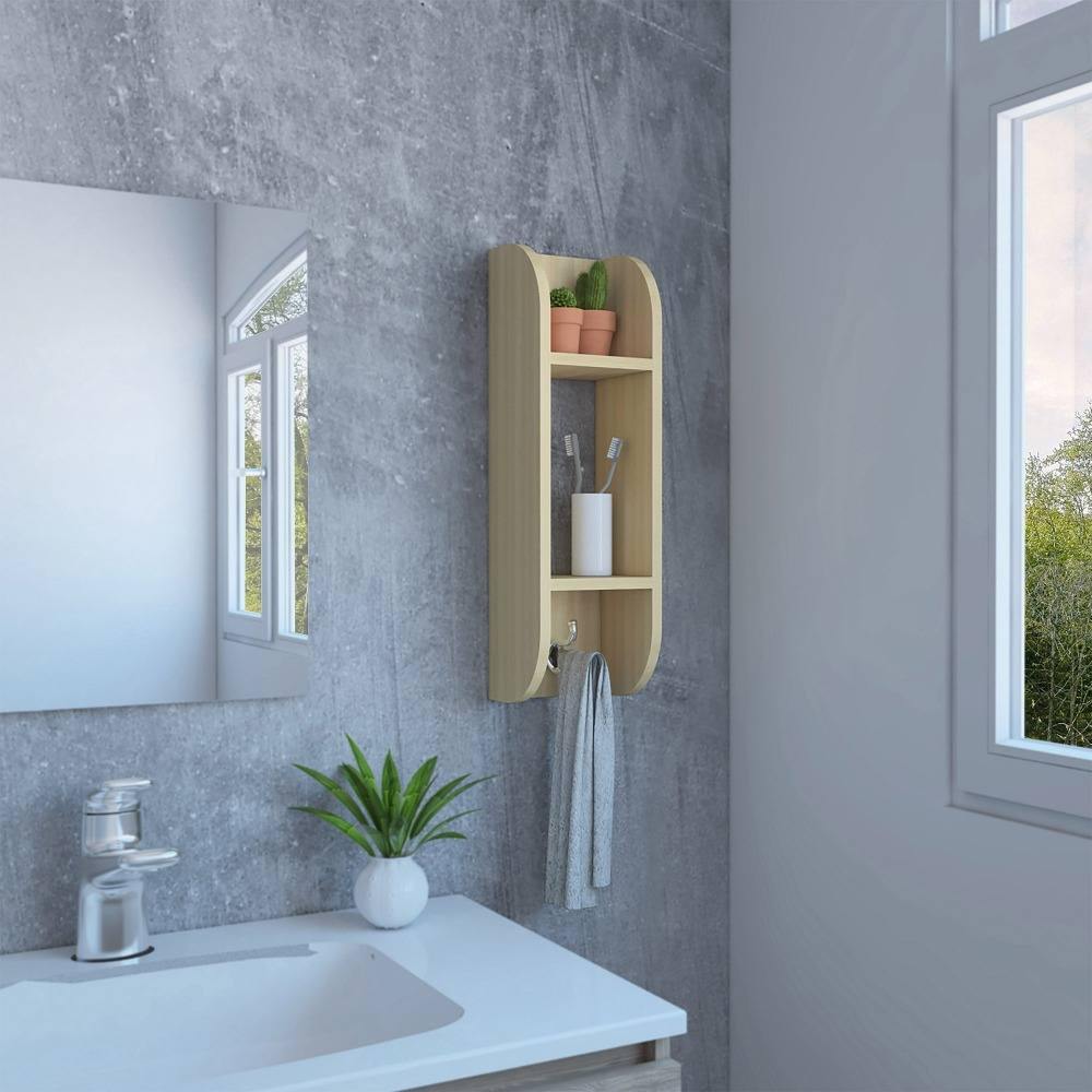 Repisa Organizadora Roble 18 cm Rectangular - Repisas y Percheros | Bylmo