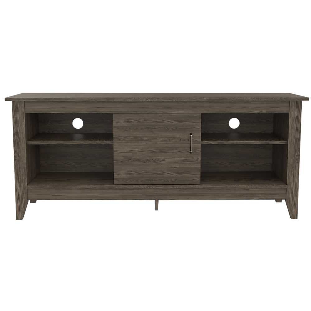 Rack de TV Essential Coñac 147.5x61.5cm Para TV Hasta 65 Pulgadas con Un Cajón con Ranuras para Cables y con Patas - Muebles para TV | Bylmo