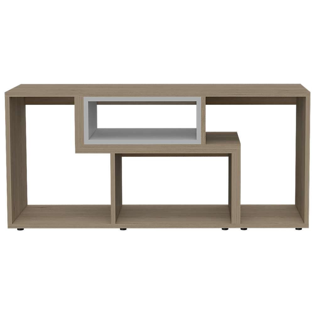 Rack de TV Zembrano Rovere 160x54.5cm para TV Hasta 40 Pulgadas y con Cuatro Compartimientos - Muebles para TV | Bylmo