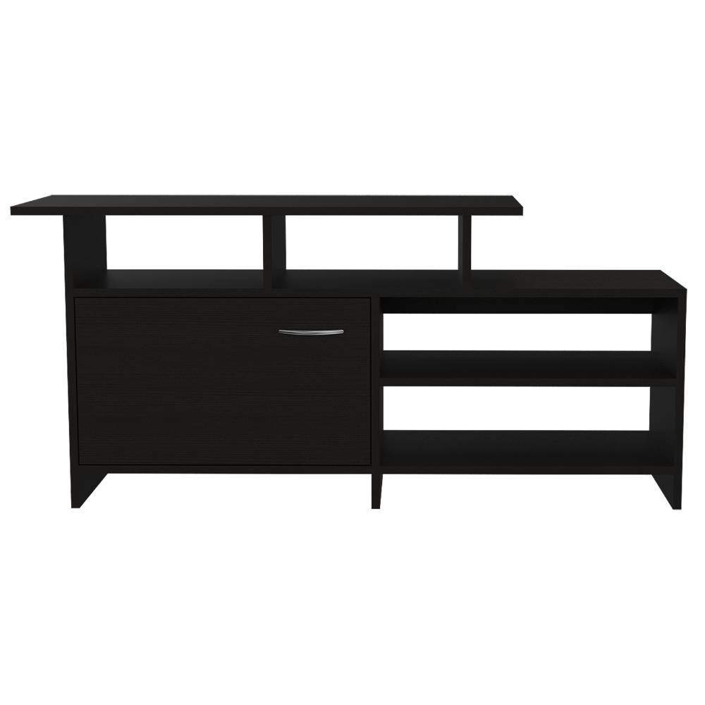 Rack de TV Lima Wengue 119x54.4cm Para TV Hasta 32 Pulgadas con Un Cajón - Muebles para TV | Bylmo