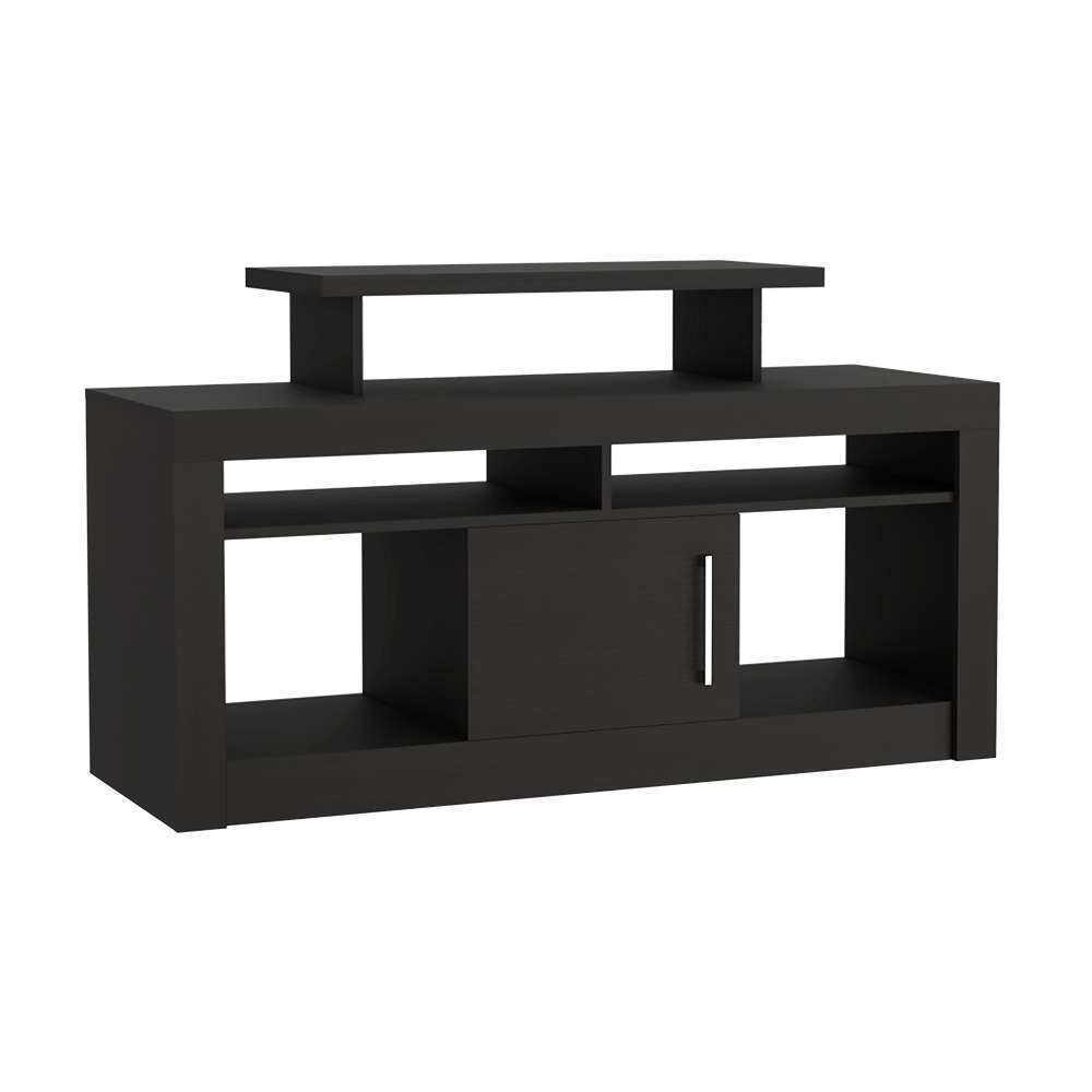 Rack Florida Wengue 129 cm con Una Puerta - Muebles para TV | Bylmo
