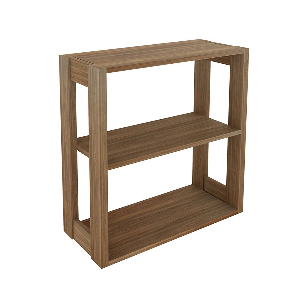 Repisa Cáceres Teca 57x60cm Rectangular con Tres Entrepaños - Repisas y Percheros | Bylmo