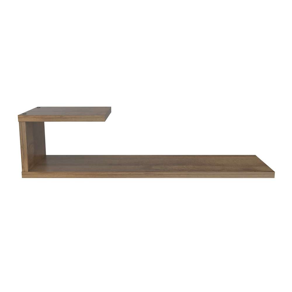 Repisa Amaretto 60x15cm Rectangular con Dos Entrepaños - Repisas y Percheros | Bylmo