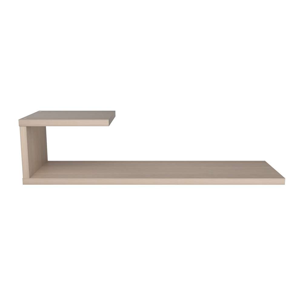 Repisa Arena 60x15cm Rectangular con Dos Entrepaños - Repisas y Percheros | Bylmo