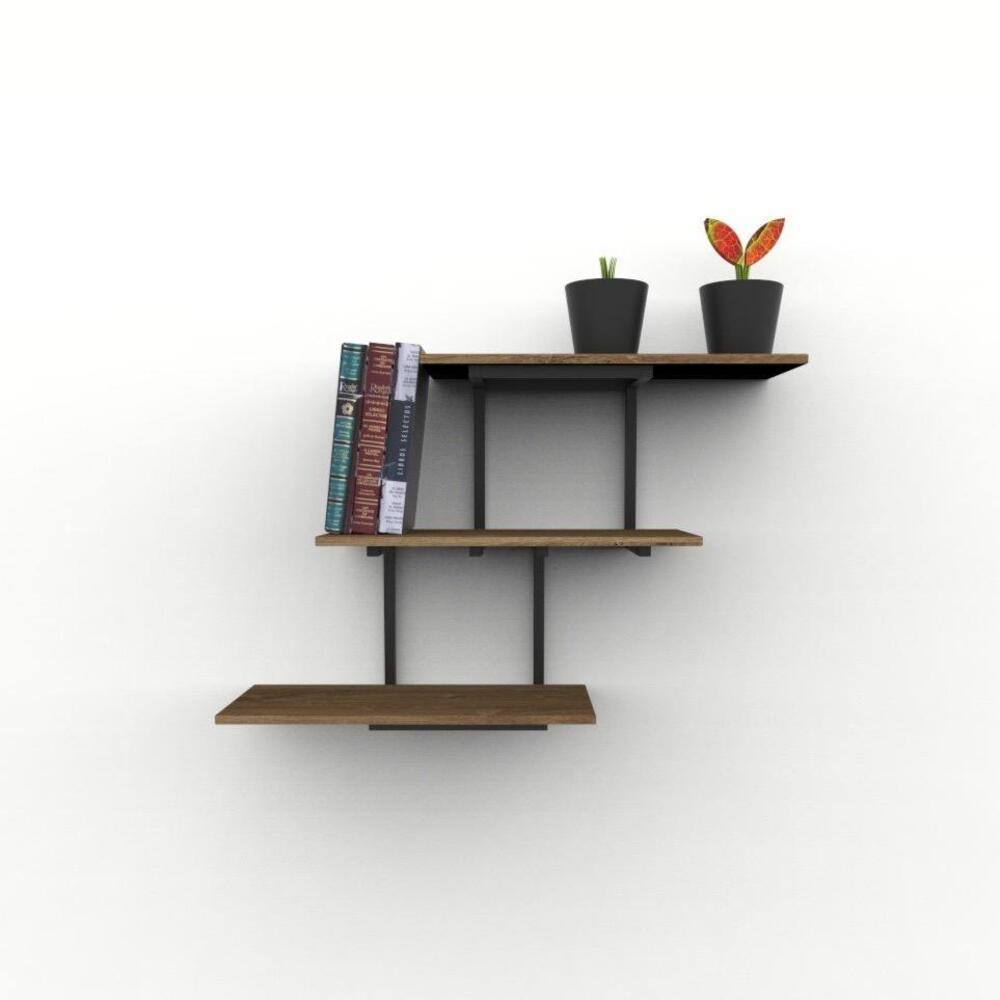 Repisa Spirit Negro 25 cm - Repisas y Percheros | Bylmo