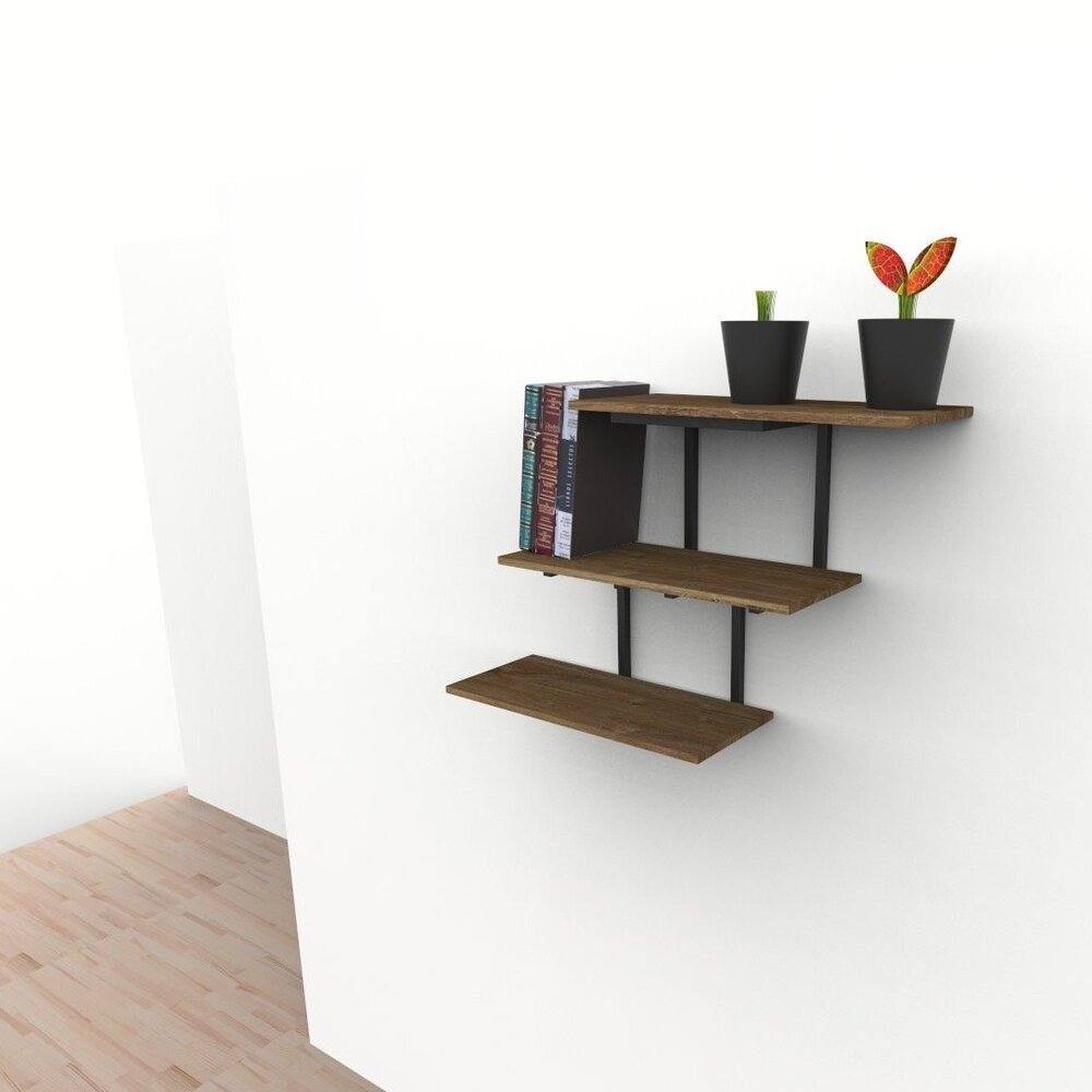 Repisa Spirit Negro 25 cm - Repisas y Percheros | Bylmo