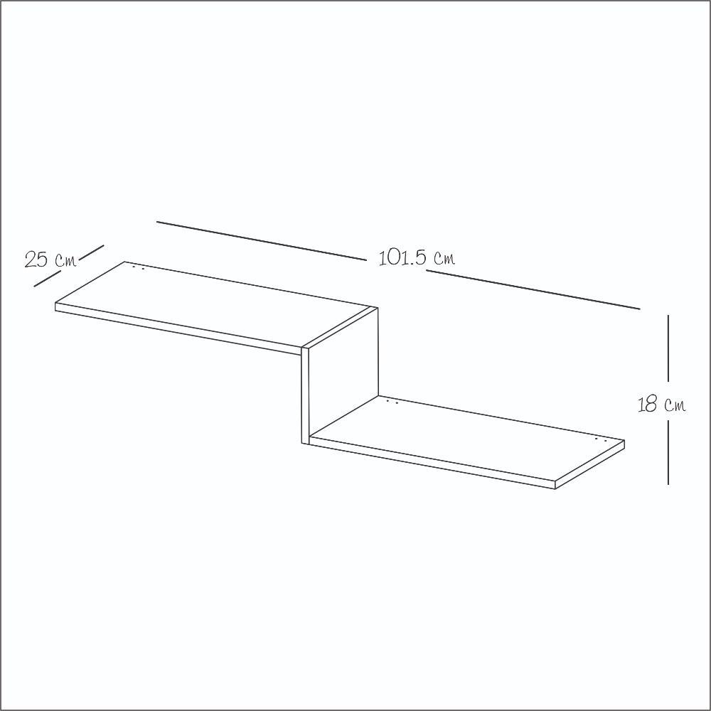 Repisa Ivy Pino 102 cm Para Gatos - Repisas y Percheros | Bylmo
