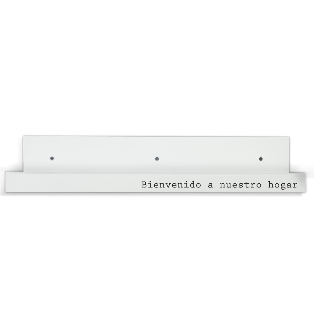 Repisa Home Blanco 60 cm Rectangular - Repisas y Percheros | Bylmo