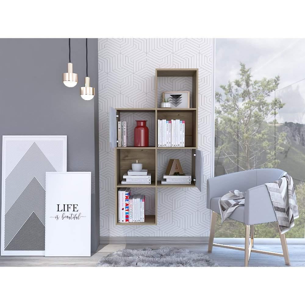 Repisa Loira Duna y Cemento 142 cm - Repisas y Percheros | Bylmo