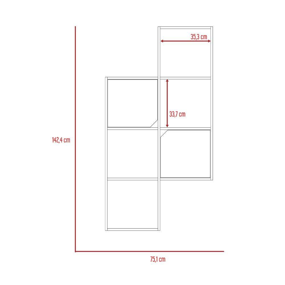 Repisa Loira Duna y Cemento 142 cm - Repisas y Percheros | Bylmo