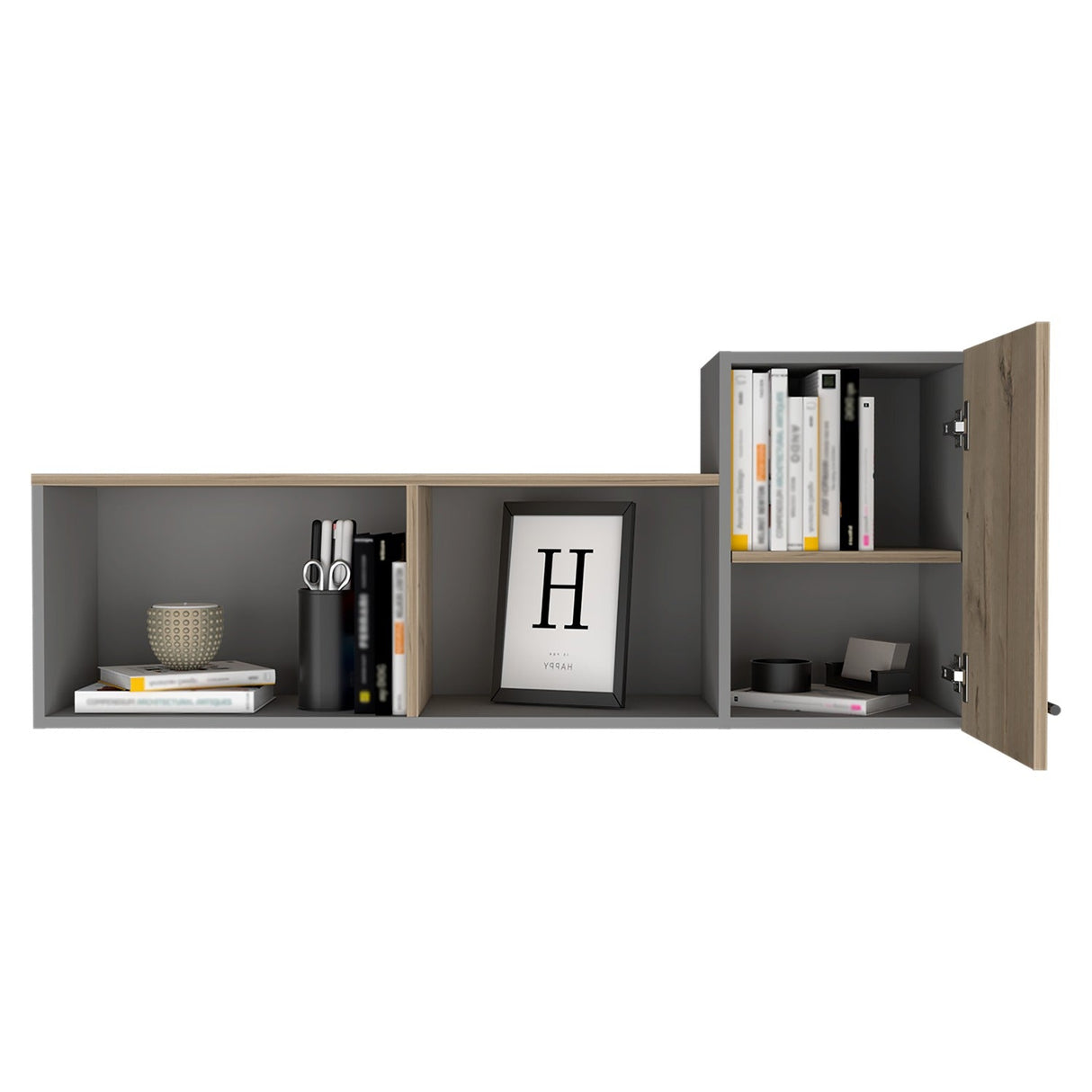 Repisa Newport Duna 122x41cm Rectangular con Dos Entrepaños - Repisas y Percheros | Bylmo