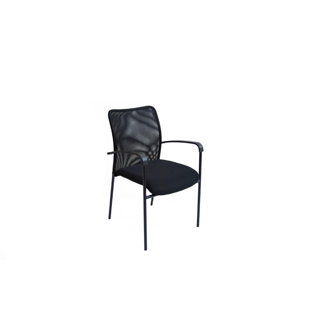 Silla Nápoles Negro 46 cm con Brazos - Sillas | Bylmo