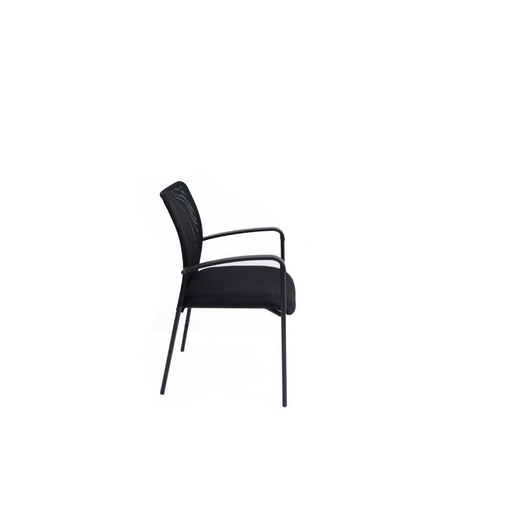 Silla Nápoles Negro 46 cm con Brazos - Sillas | Bylmo