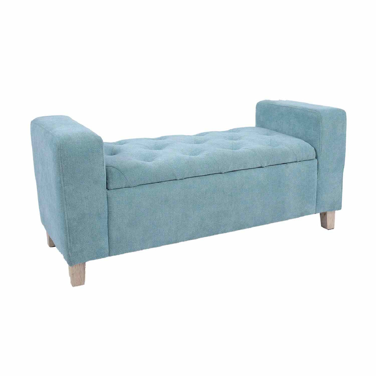 Sala Chaise Long Verde Menta 163 cm con Sofá, Banqueta Baúl y Puff - Combos Sala | Bylmo
