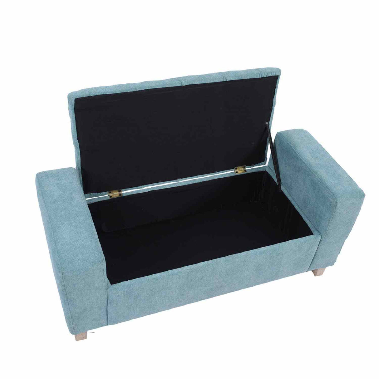 Sala Chaise Long Verde Menta 163 cm con Sofá, Banqueta Baúl y Puff - Combos Sala | Bylmo