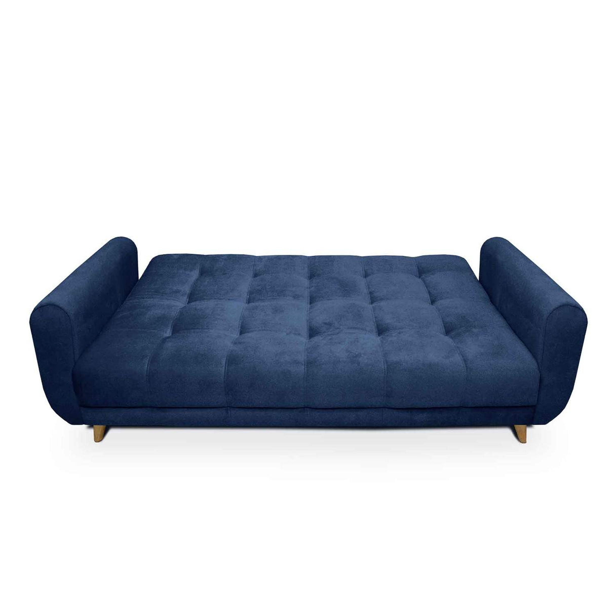 Sala Clic Clac Archer Azul 210 cm con Sofá de 3 Puestos y 2 Poltronas Reclinables - Combos Sala | Bylmo