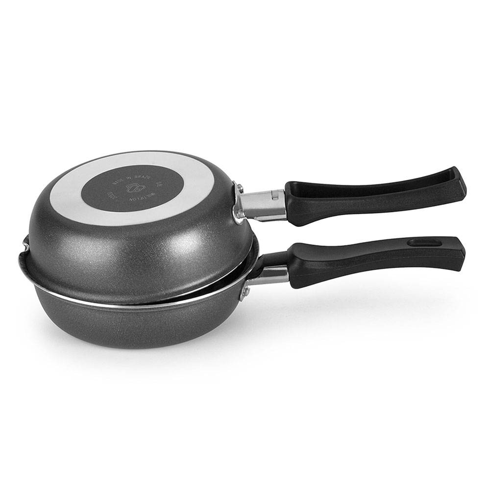 Sarten Doble Blackburn Aluminio 18 cm Antiadherente Gris - Ollas y Sartenes | Bylmo