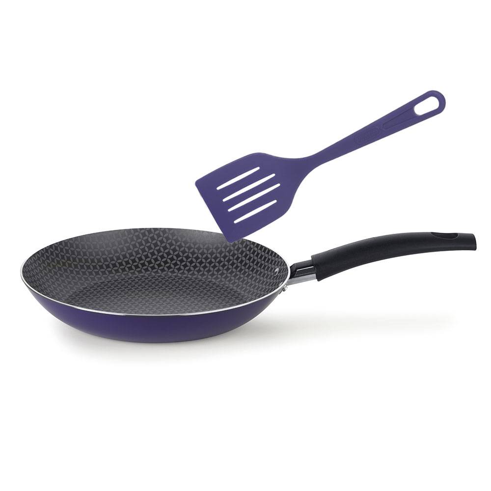 Sarten Weeton Aluminio 20 cm Con Utencilio Morado - Ollas y Sartenes | Bylmo
