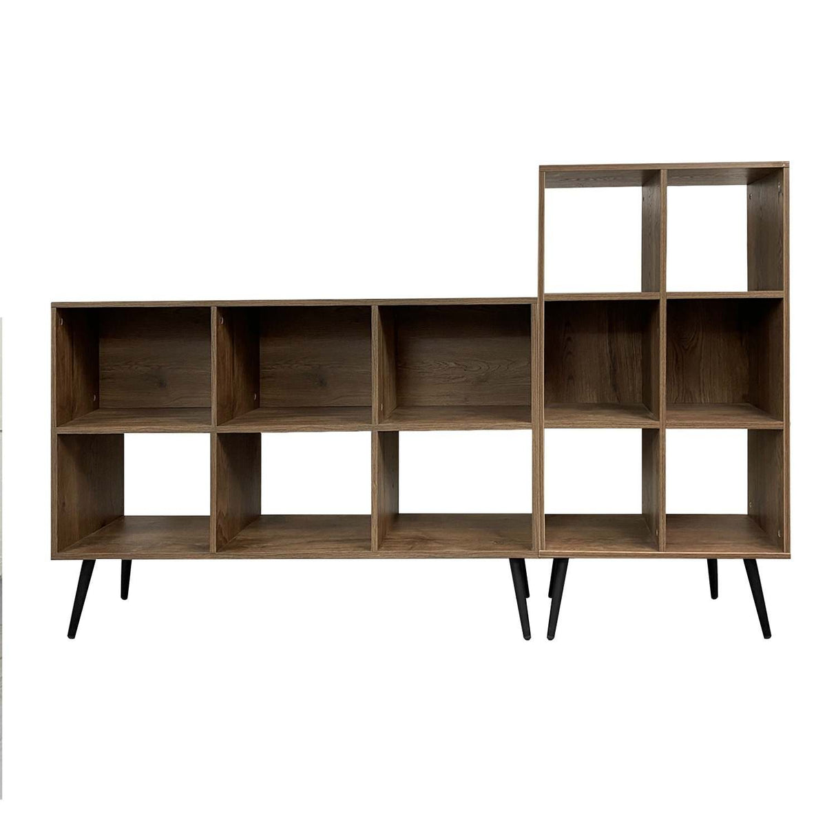 Set Biblioteca POP Madera 60 cm Horizontal y Vertical - Bibliotecas y Estanterías | Bylmo